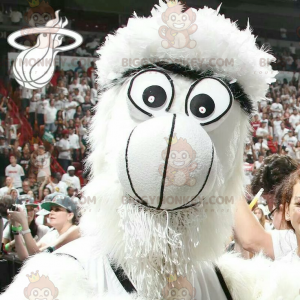 All Furry White Monster Yeti BIGGYMONKEY™ Mascot Costume –